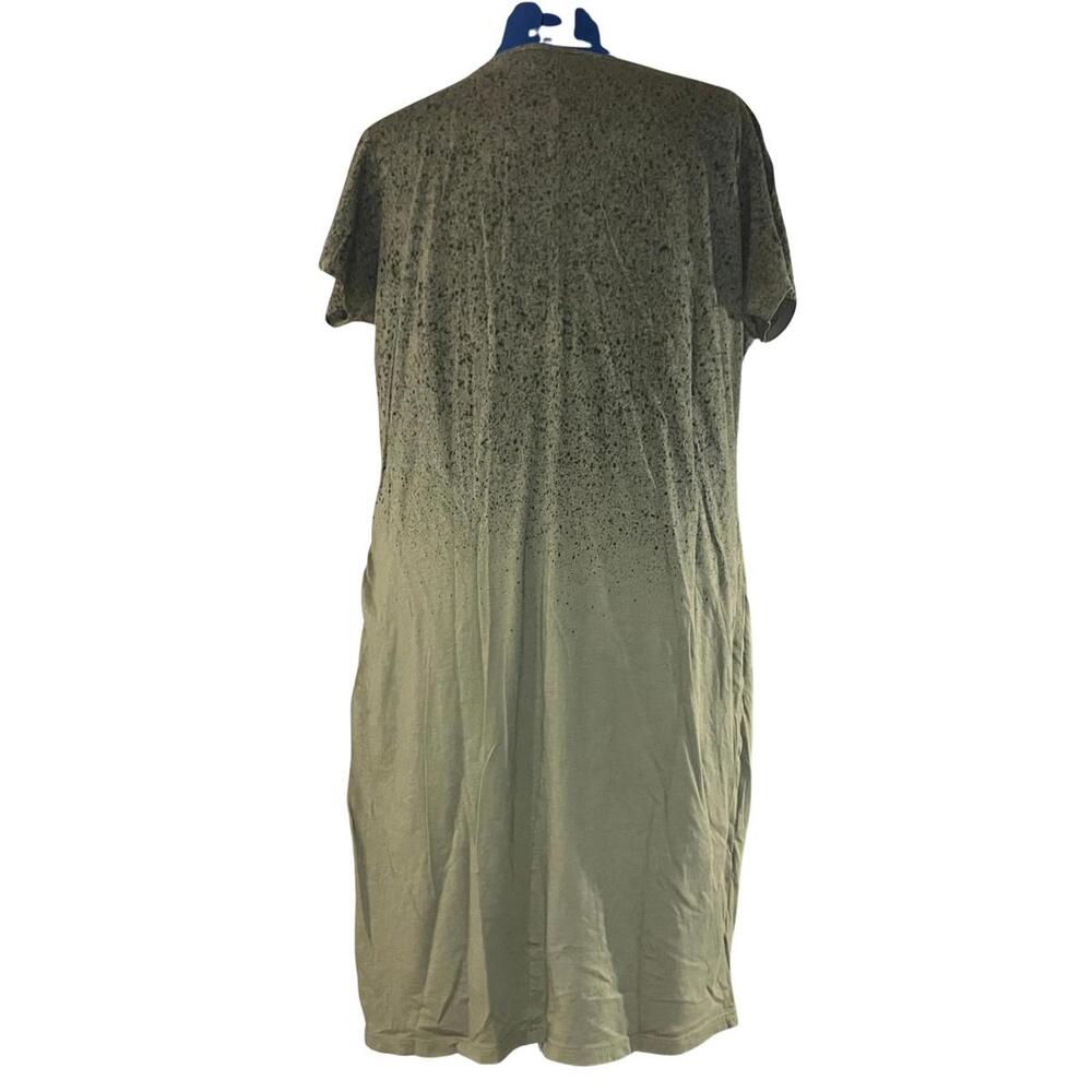 Peruvian Connection Olive Knit Dress XL - Picture 3 of 8